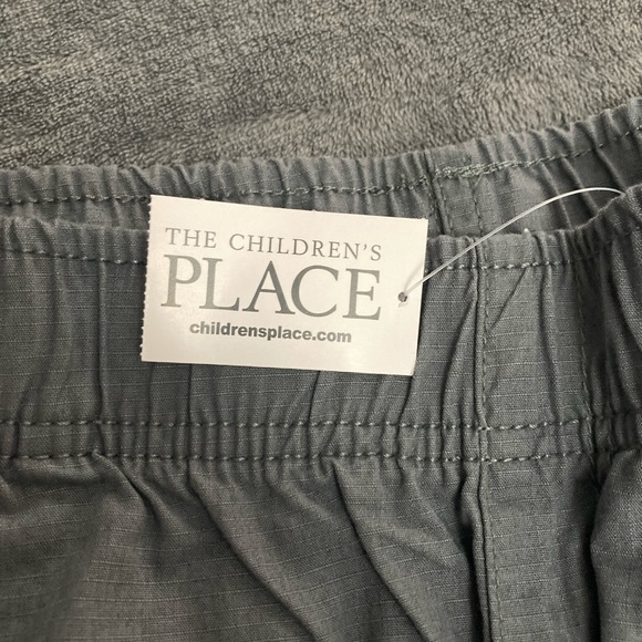 The Children's Place Gray boys Shorts Adjustable Size 14 and Adidas tshirt Sz 14 - Picture 8 of 11